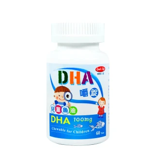【得意人生】DHA兒童魚油嚼錠 1入組(60粒/罐)