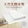 【三浦太郎】人體工學-5cm天然乳膠床墊。單人(床墊)