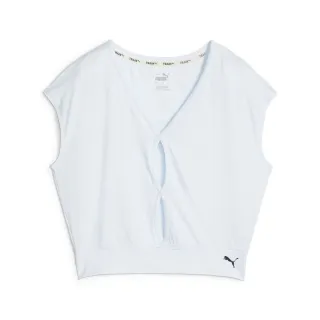 【PUMA官方旗艦】瑜珈系列Yogini扭結短袖T恤 女性 52395369