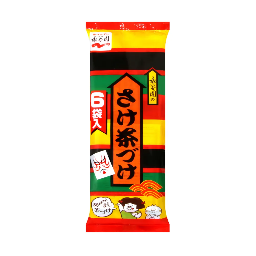 【永谷園】平袋鮭魚茶漬6袋(5.8g/袋)