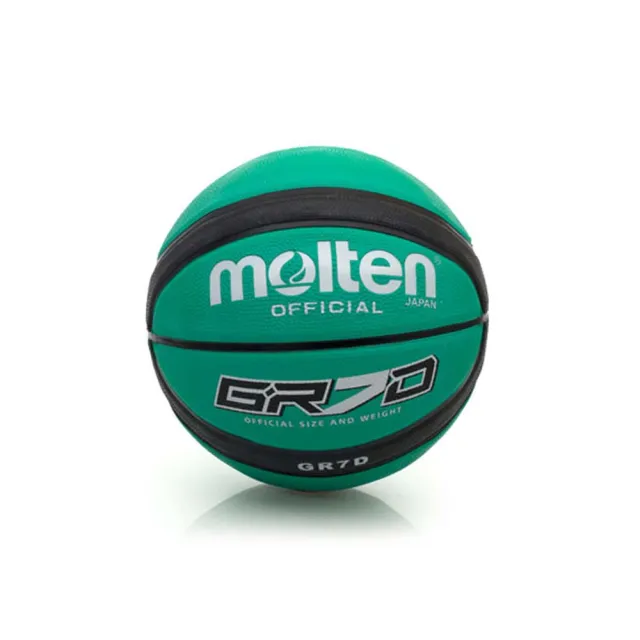 【MOLTEN】籃球-9色-7號球 綠黑(BGR7D-GK)