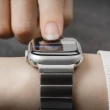 【MAGEASY】Apple Watch 9/8/7 45mm VETRO 3D 滿版防撞保護貼(附對位器/通用最新S9)