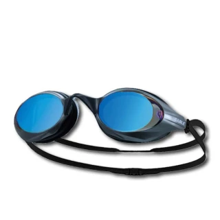 【SABLE】貂 成人競速型平光鏡片泳鏡-游泳 防霧 防雜光強光 3D鍍膜(黑)