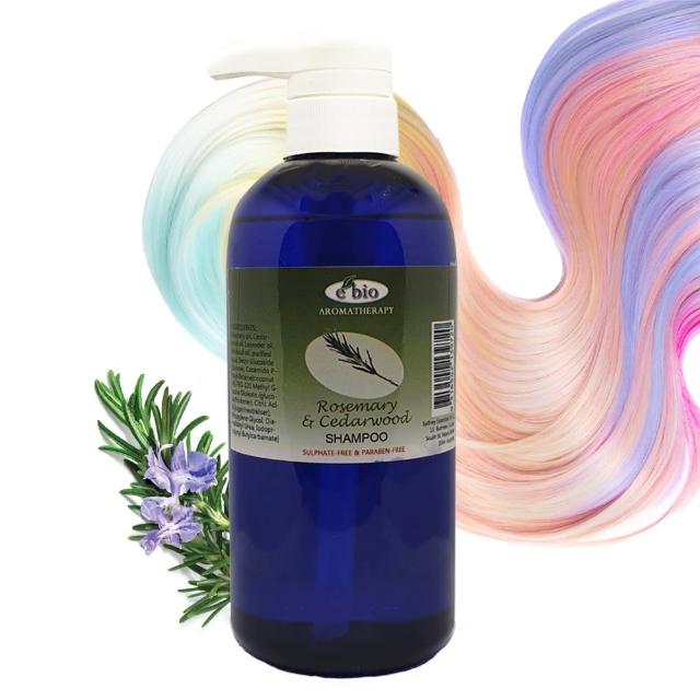 【ebio伊比歐】迷迭香&雪松精油洗髮精l-油性&防掉髮(500ml)