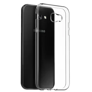 【亞古奇】Samsung Galaxy A7 2017 晶亮透明 TPU 高質感軟式手機殼/保護套 光學紋理設計防指紋