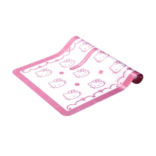 【Siliconezone】施理康Hello Kitty耐熱矽膠餅乾烤箱墊-粉色(BM-11293-AB)