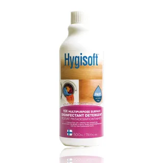 【芬蘭Hygisoft】15倍超濃縮多用途殺菌消毒清潔劑 500ml(去污除油 防疫防蹣防霉)