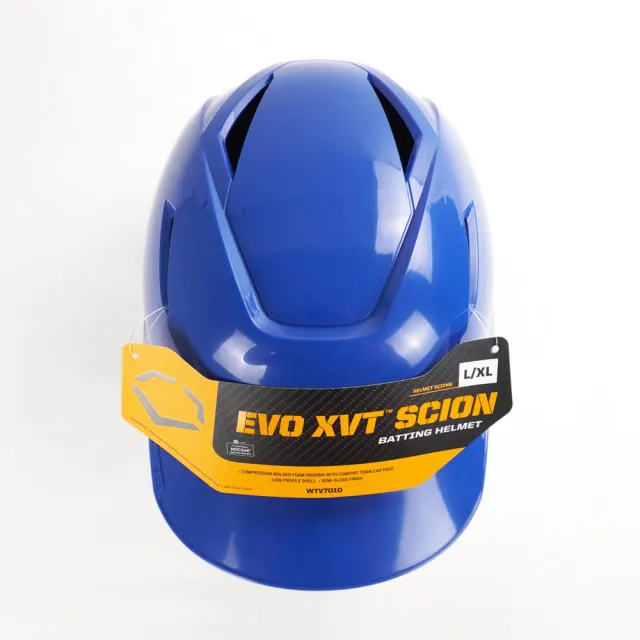 【LOUISVILLE】EVO XVT Scion 打擊頭盔 硬式棒球 安全 防護 舒適 包覆 亮面 寶藍(WTV7010RO)