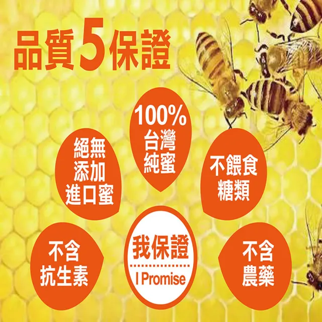 【好蜂盛】台灣100%鮮果花蜜限量組