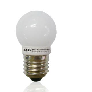【太星電工】四季光0.6W LED超亮磨砂燈泡-白光(E27)