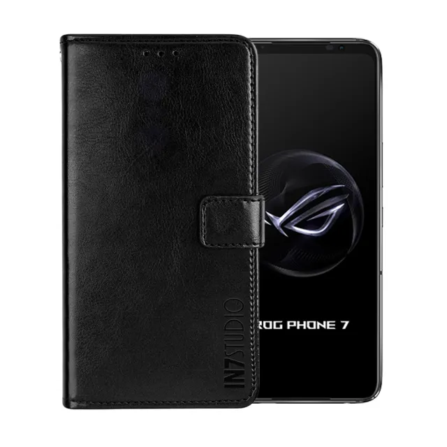 【IN7】ASUS ROG Phone 7/ 7 Ultimate 6.78吋 磁扣側掀瘋馬紋PU皮套