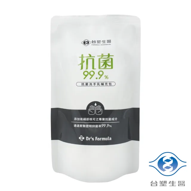 【Dr’s Formula 台塑生醫】抗菌 洗手乳 補充包 400g X 24包