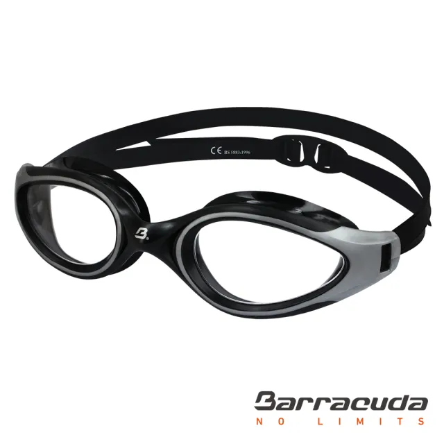 【美國巴洛酷達Barracuda】大廣角鏡面成人泳鏡-AQUATEC#35125(三鐵 泳鏡 蛙鏡 成人)