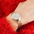 【OBAKU】閃耀貝殼晶鑽時尚腕錶-玫瑰金/29mm(V241LXVWMV)