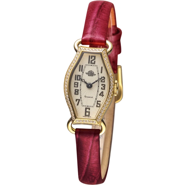 【玫瑰錶 Rosemont】骨董風玫瑰系列腕錶 戶外 春遊(TRS024-05-RD)