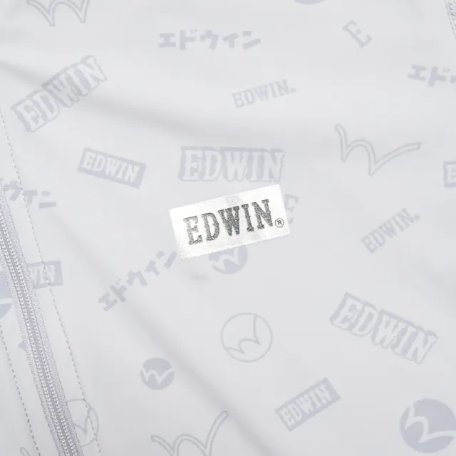 【EDWIN】女裝 涼感系列 防曬外套(銀灰色)