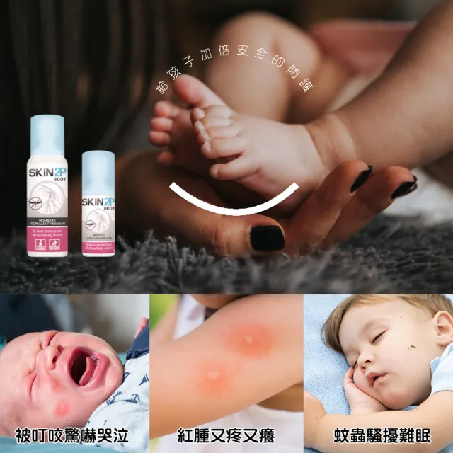 【法國PSA SKIN 2P BODY】派卡瑞丁長效防蚊乳液-淡清香30ML 2入(有效防蚊成分Picaridin派卡瑞丁/避卡納叮)