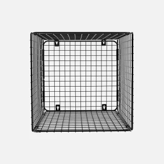 【特力屋】Home Zone 收納網格置物架 31.3x34.4x37.1cm 附掛勾*2