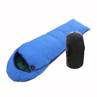 【遊遍天下】台灣製防風防潑水極暖鵝絨睡袋(GD1000_1.7kg)