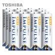 【日本製TOSHIBA】IMPULSE高容量低自放電電池(900mAh 4號12入)