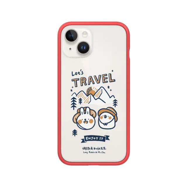【RHINOSHIELD 犀牛盾】iPhone 11/11 Pro/Max Mod NX手機殼/懶散兔與啾先生-Let”s travel(懶散兔與啾先生)