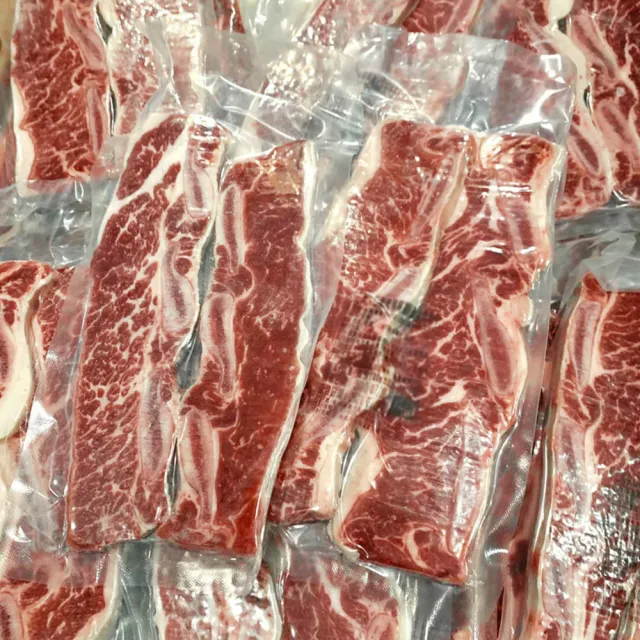 【好神】美國頂級霜降凍脂帶骨牛小排12片組(100g/片)