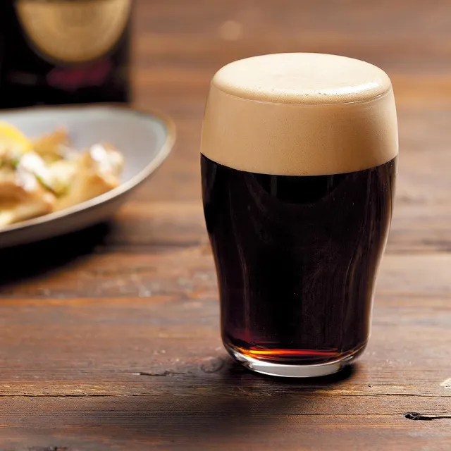 【ADERIA】日本薄口強化啤酒杯 255ml 1入 醇厚款(啤酒杯 飲料杯 強化玻璃杯)