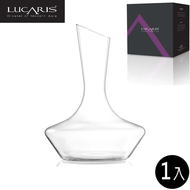 【LUCARIS】無鉛水晶醒酒瓶 1480ml 1入 Tokyo系列(醒酒瓶 分酒瓶 醒酒壺)