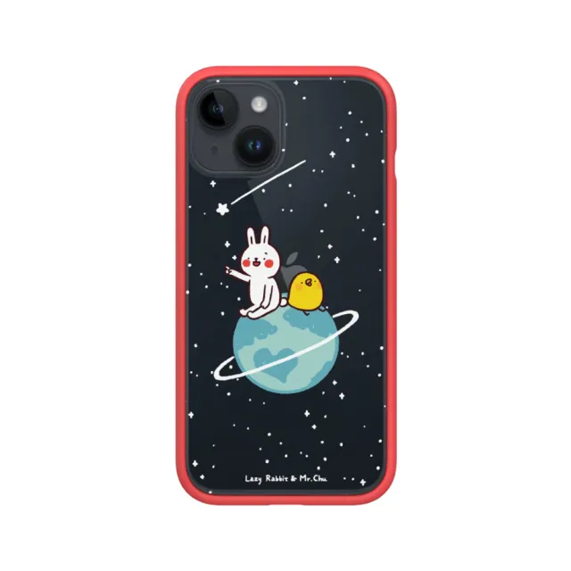 【RHINOSHIELD 犀牛盾】iPhone X/Xs/XR/Xs Max系列 Mod NX手機殼/懶散兔與啾先生-小宇宙(懶散兔與啾先生)