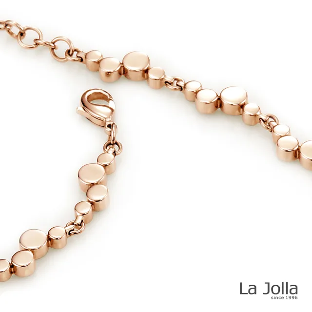 【La Jolla】璀璨愛戀 純鈦鍺項鍊(玫瑰金)