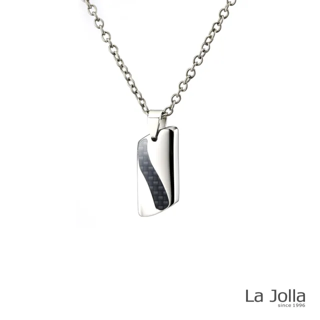 【La Jolla】巴黎戀人 純鈦墜項鍊(男款兩材質)