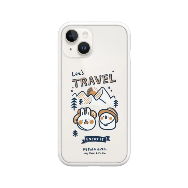 【RHINOSHIELD 犀牛盾】iPhone X/Xs/XR/Xs Max系列 Mod NX手機殼/Let”s travel(懶散兔與啾先生)
