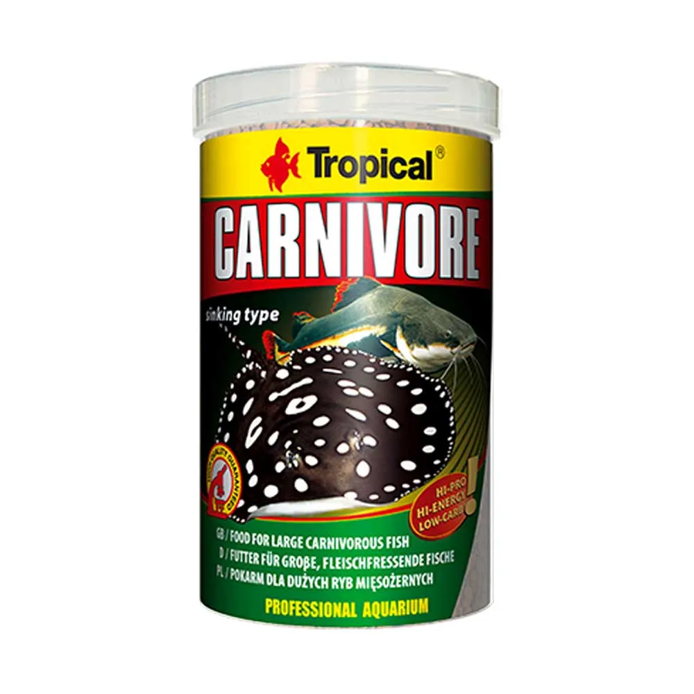 【Tropical】德比克大型魚、底棲魚肉食成長飼料(1000ml)