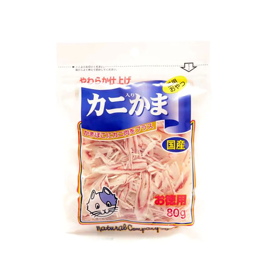 【日本藤澤】貓零食-蟹肉絲 80gX3包