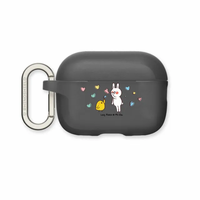 【RHINOSHIELD 犀牛盾】AirPods Pro2/Pro/第3/2/1代 無線耳機保護殼/Bubble(懶散兔與啾先生)