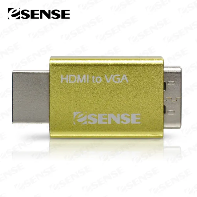 【Esense】HDMI TO VGA 免電源轉接器(內建HD高畫質晶片轉換)