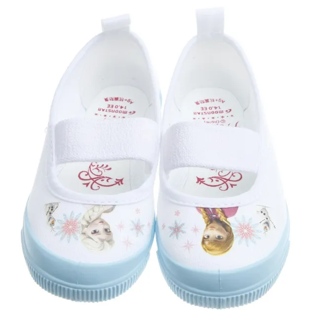 【Moonstar】日本製Disney冰雪奇緣淺藍兒童室內鞋(IDJ019M)