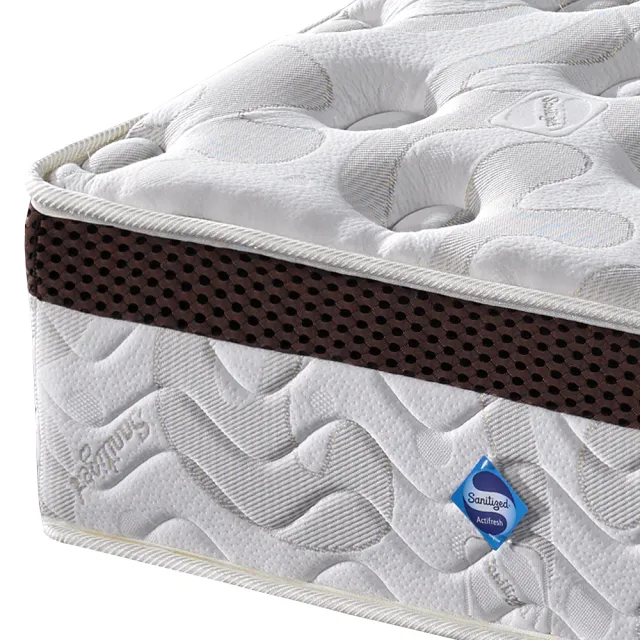 【尚牛床墊】3D透氣防蹣抗菌乳膠Q彈簧床墊-單人加大3.5尺