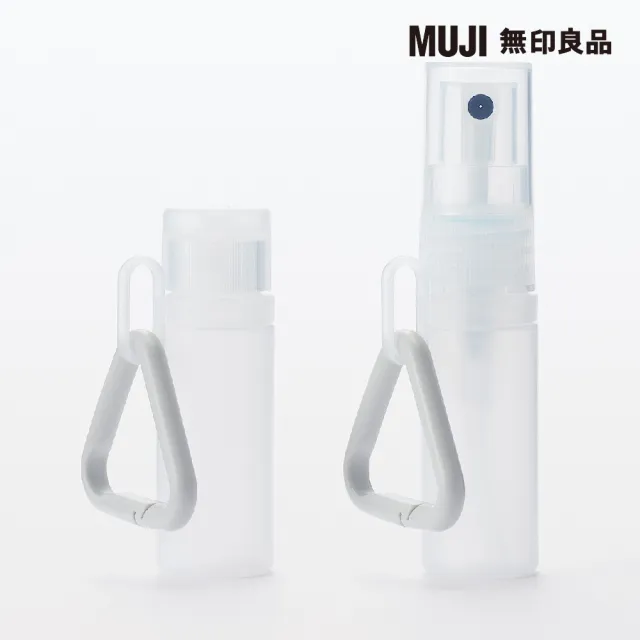 【MUJI 無印良品】聚乙烯可吊掛分裝瓶/噴霧型.附吊環/15 mL