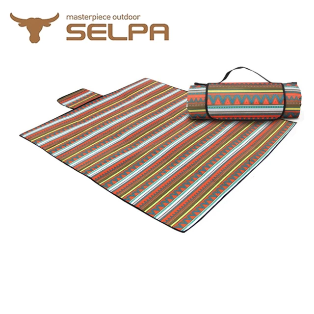【韓國SELPA】防水雙面可用繽紛野餐墊(一般型)