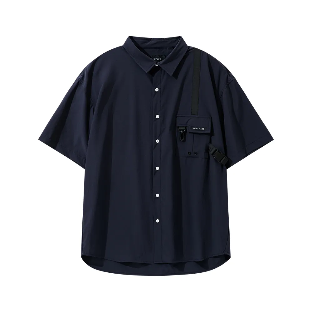 【JSMIX 大尺碼】大尺碼cityboy工裝機能風短袖襯衫共2色(32JC7877)