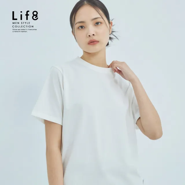 【Life8】EVENLESS 涼感 超彈力 基本短袖上衣(71014)