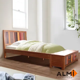 【ALMI】雙抽單人床DOCKER BAYADERE-BED 109x192(床架)