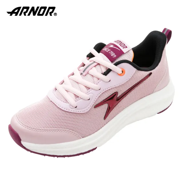 【ARNOR】阿諾-輕量慢跑鞋/女 透氣 緩震 運動 不磨腳 乾燥粉(ARWR32123)