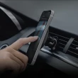 【MAGEASY】MAGMOUNT MagSafe 磁吸無線充電車載支架 車用手機架 迷霧灰(iPhone/安卓手機適用)