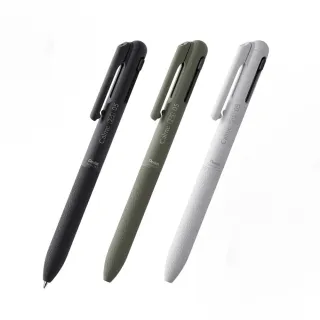 【Pentel 飛龍】Calme靜暮 三用輕油性筆-黑+紅+自動鉛筆 0.5mm/支 XBXAW355