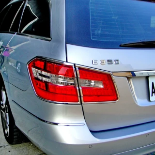 【IDFR】Benz 賓士 E S212 Estate 5門 2009~2013 鍍鉻銀 車燈框 後燈框 飾貼(鍍鉻燈框 燈眉)