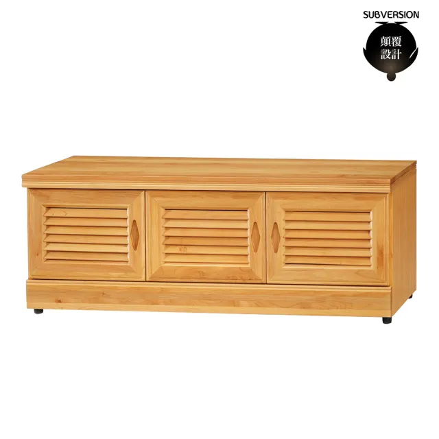 【顛覆設計】洛也正赤陽木色4尺座鞋櫃