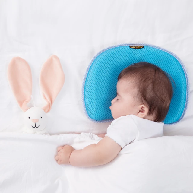 【SIKAER】C-air聰明寶貝涼感嬰兒枕(塑頭型 護頭型 可機洗 安全)