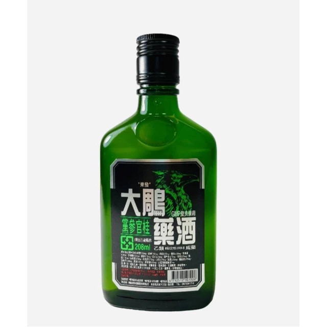 【大鵰】黨參官桂208藥酒208ml*24(乙類成藥)